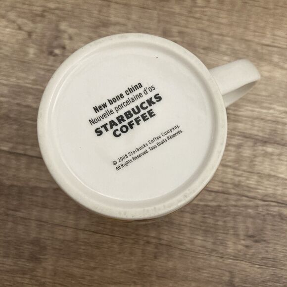Starbucks 2008 Zoo Safari Animal Mug Bone China 8oz Tiger Elephant Giraffe - Picture 8 of 9